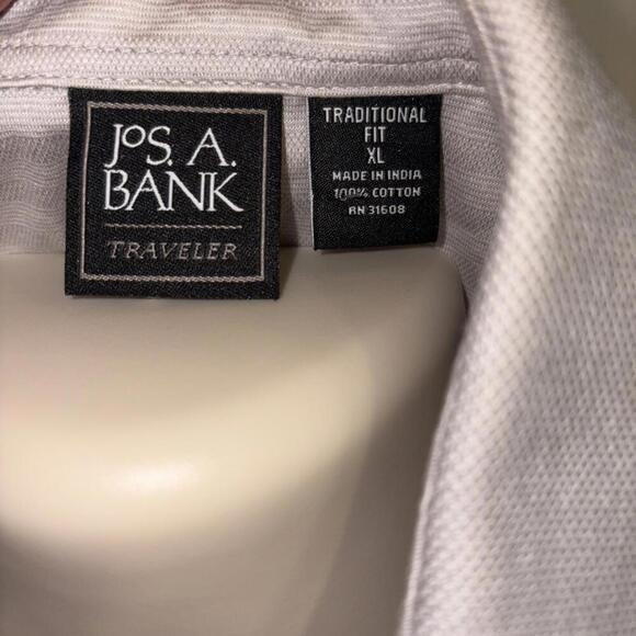 Jos A Bank‎ Polo Shirt Mens XL GRAY TRADITIONAL FIT - Picture 4 of 4